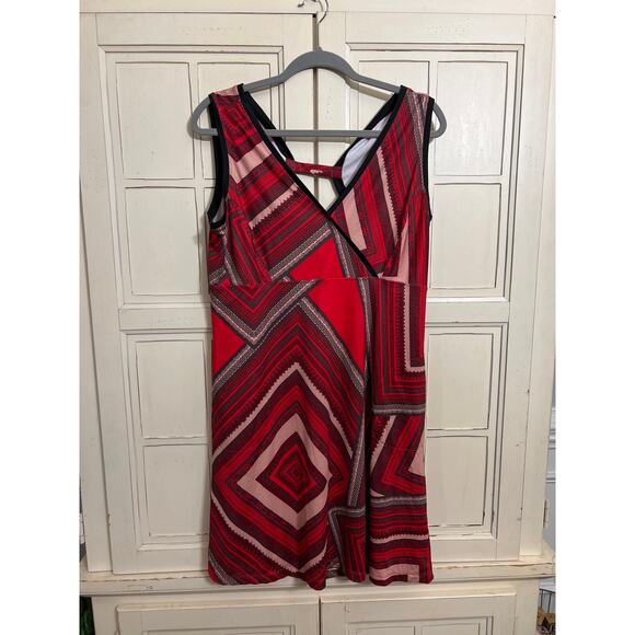 Lole size large red and black athletic activewear dress - Picture 1 of 4